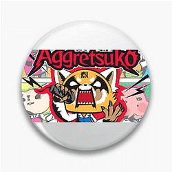 Aggretsuko Merch Aggretsuko Pins