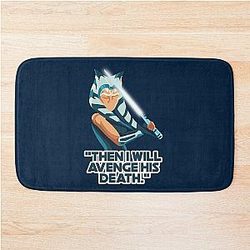 Then I Will Avenge His Death Ahsoka Tano Bath Mat