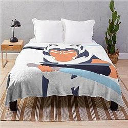Ahsoka Tano Throw Blanket