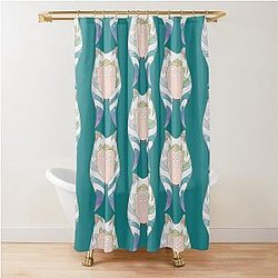 Ahsoka Tano Watercolor Shower Curtain
