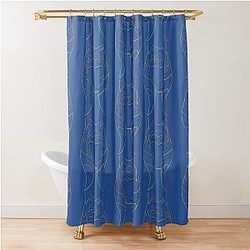 Ahsoka Tano Minimal Neon Shower Curtain