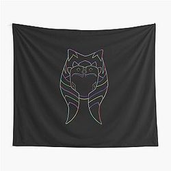 Ahsoka Tano Neon Tapestry