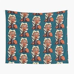 Ahsoka Tano Vector Art Tapestry