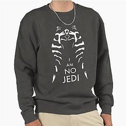 I Am Jedi - Ahsoka Tano White Pullover Sweatshirt