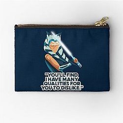 You'll Find I have many qualities for you to dislike Ahsoka Tano Zipper Pouch