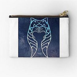 Ahsoka Tano Blue Sky Galaxy Zipper Pouch