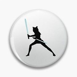 Ahsoka Tano with blue lightsabers