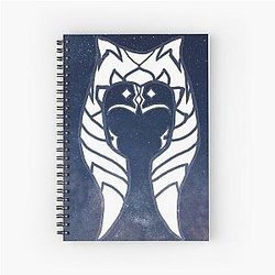 Ahsoka Tano galaxy Spiral Notebook