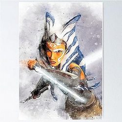 Ahsoka Tano Watercolor Poster