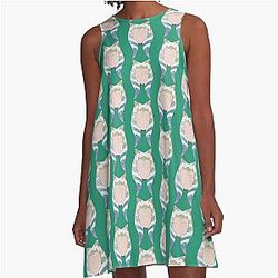 Ahsoka Tano Watercolor A line Dress