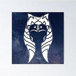 Ahsoka Tano Galaxy Poster