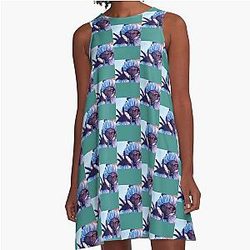 Ahsoka Tano for Custom Blanket Pillow Curtain Mug Backpack Socks Pin B A-Line Dress