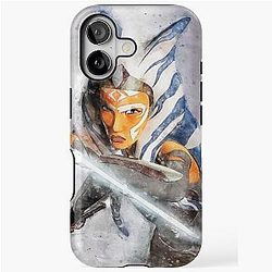 Ahsoka Tano Watercolor iPhone Case