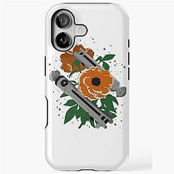 Star Wars Ahsoka Tano Lightsaber Floral Design iPhone Case