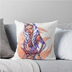 Star Wars Ahsoka Tano Throw Pillow