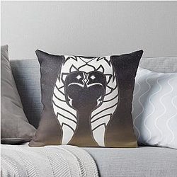 Ahsoka Tano galaxy Throw pillow