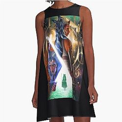 Ahsoka Tano lives A-Line Dress