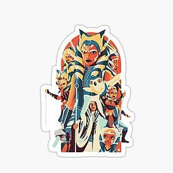 Ahsoka Tano Classic Sticker