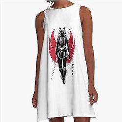 Ahsoka Tano Sumi E Classic A Line Dress