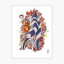Ahsoka Tano Mandalore Sticker