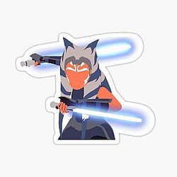 Clone Wars Ahsoka Tano Sticker