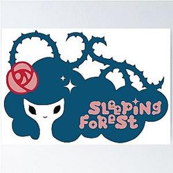 Air Gear Sleeping Forest Sticker Poster