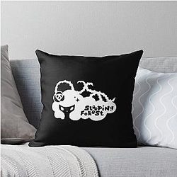 White Sleeping Forest Air Gear Throw Pillow