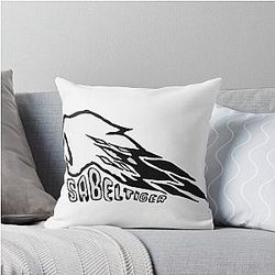 Air Gear Sable Tiger Throw Pillow