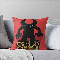 Air Gear Kintetsu Bulls Stiker Throw Pillow