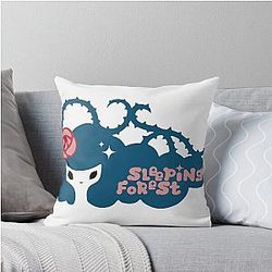 Air Gear Sleeping Forest Throw Pillow