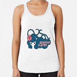 Air Gear Sleeping Stiker Racerback Tank Top