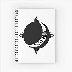 Air Gear Black Crow Stick Spiral Notebook