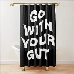 Airrack Merch Go With Your Gut Shower Curtain