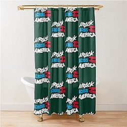 AirRack Across America Shower Curtain