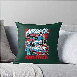 AirRack Across America Throw Pillow