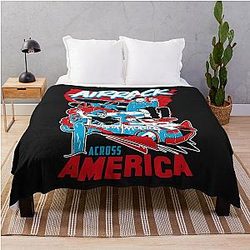 Airrack Across America Throw Blanket