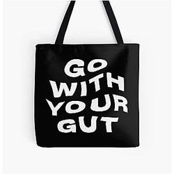 Airrack Merch Go With Your Gut All Print Tote Bag