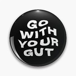 Airrack Merch Go with Your Gut Pin