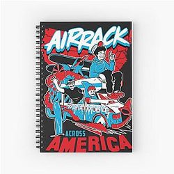 AirRack Across America T-Shirt Notebook