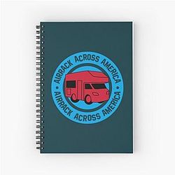 AirRack across America Spiral Notebook