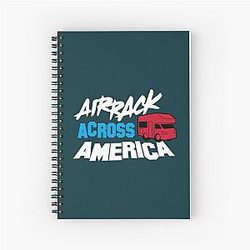 Airhead Across America Spiral Notebook