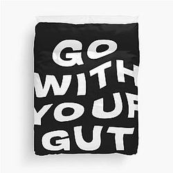 Airrack Merch Go Your Gut Duvet Cover