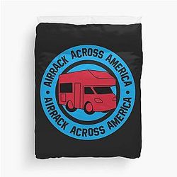 AirRack across America T-Shirt Duvet Cover
