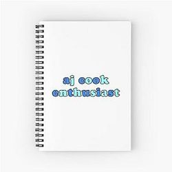 AJ Cook Enthusiast Notebook