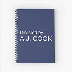 Directed by AJ Cook Spiral Notebook