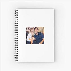 Matthew Gray Gubler and AJ Cook Spiral Notebook