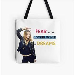 AJ Cook Once Said All Over Print Tote Bag