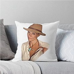 AJ Cook Throw Pillow