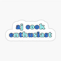 AJ Cook Enthusiast Sticker