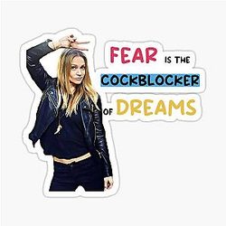 AJ Cook Said Sticker